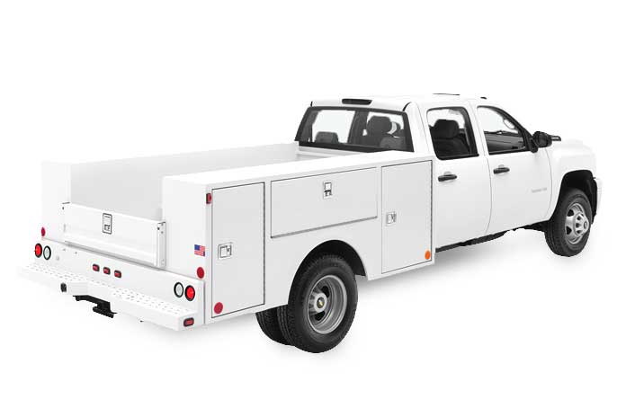 1ton Service body pickup truck for rent by AP Fleet